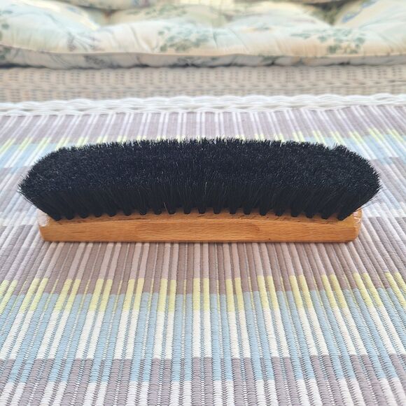 Vintage Genuine Walther Saddleback Shoeshine Brush Switzerland Pure Horsehair - Picture 8 of 8